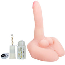 Carregar imagem no visualizador da galeria, Vibrador e Masturbador com ânus e pénis realístico rotativo - Controlado por voz - Mr. Big
