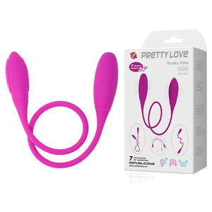 Ovo vibratório duplo - Snaky Vibe - Rosa - Pretty Love