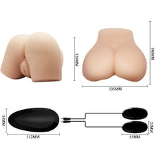 Carregar imagem no visualizador da galeria, Masturbador masculino Vagina e Anus com vibração - Realistic Vagina and Anal - Crazy Bull

