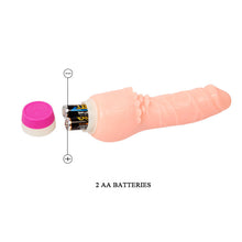 Carregar imagem no visualizador da galeria, Vibrador realístico - 19.5 cm - Bege - Baile
