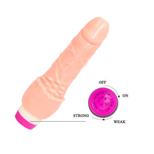 Carregar imagem no visualizador da galeria, Vibrador realístico - 19.5 cm - Bege - Baile

