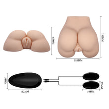 Carregar imagem no visualizador da galeria, Masturbador masculino com vibração - Vagina e ânus - Exact full size replica - Crazy Bull
