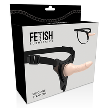 Carregar imagem no visualizador da galeria, Strap-on - Bege - 15,5cm - Silicone strap-on - Fetish Submissive

