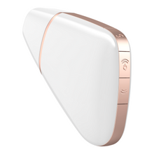 Carregar imagem no visualizador da galeria, Estimulador de clitóris por ondas de pressão + Vibração + APP - Love Triangle - Branco - Satisfyer	
