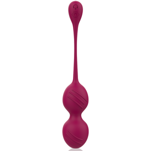 Bolas vaginais vibratórias para exercícios de Kegel - Recarregável - Rosa -Nisha - Rithual