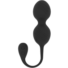 Carregar imagem no visualizador da galeria, Bolas vaginais vibratórias para exercícios de Kegel - Recarregável - Preto - Nisha - Rithual
