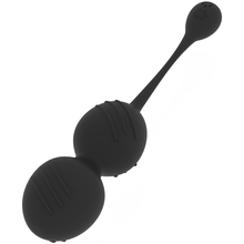 Carregar imagem no visualizador da galeria, Bolas vaginais vibratórias para exercícios de Kegel - Recarregável - Preto - Nisha - Rithual
