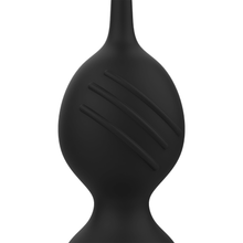Carregar imagem no visualizador da galeria, Bolas vaginais vibratórias para exercícios de Kegel - Recarregável - Preto - Nisha - Rithual
