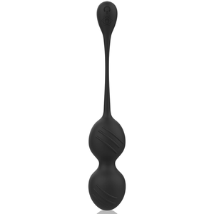 Bolas vaginais vibratórias para exercícios de Kegel - Recarregável - Preto - Nisha - Rithual