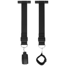 Carregar imagem no visualizador da galeria, Algemas para pulsos com suportes para porta - Handcuffs and straps with door anchor - Darkness
