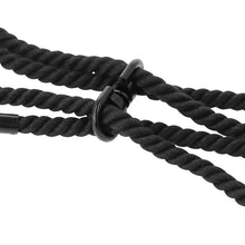 Carregar imagem no visualizador da galeria, Algemas em corda preta - Black rope handcuffs - Darkness
