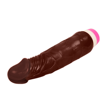Carregar imagem no visualizador da galeria, Vibrador realístico - 19.5cm - Castanho - Baile
