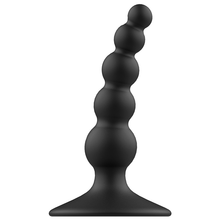 Carregar imagem no visualizador da galeria, Plug anal com 5 bolas - 10cm - Preto - Addicted Toys
