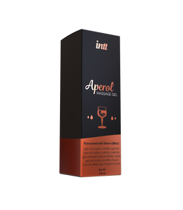 Gel de Massagem beijável - Efeito Quente - Aperol - 30ml - INTT