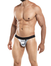 Carregar imagem no visualizador da galeria, Cueca masculina - JockStrap - C4M04 - Prateado - Cut4Men
