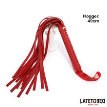 Carregar imagem no visualizador da galeria, Kit BDSM com 7 peças e bolsa de armazenamento - Vermelho - Latetobed

