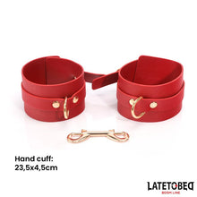 Carregar imagem no visualizador da galeria, Kit BDSM com 7 peças e bolsa de armazenamento - Vermelho - Latetobed
