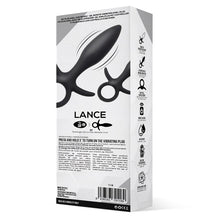 Carregar imagem no visualizador da galeria, Plug anal com vibração, recarregável e comando sem fios - Lance - Tardenoche
