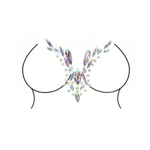 Brilhantes adesivos para o corpo - Dazzling deep-v cleavage bling - Le Désir