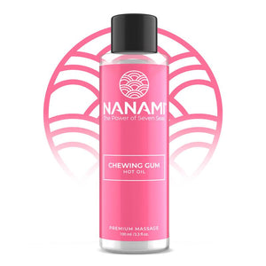 Óleo de Massagem - Efeito Aquecimento - Pastilha Elástica - Vegan - 100ml - Nanami