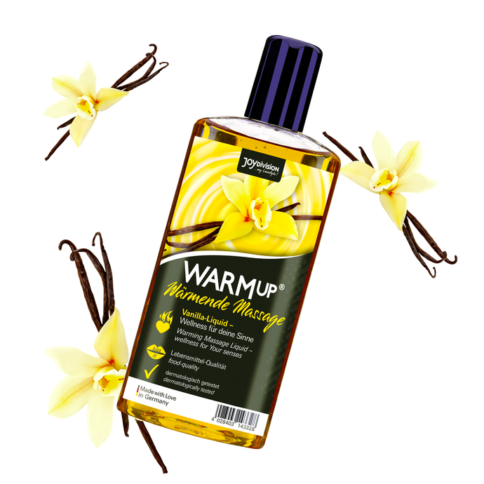 Óleo de Massagem - Efeito de Aquecimento - Baunilha - 150ml - Warmup