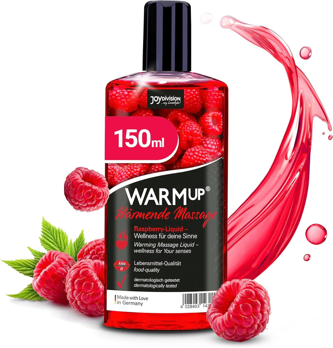 Óleo de Massagem - Efeito de Aquecimento - Framboesa - 150ml - Warmup