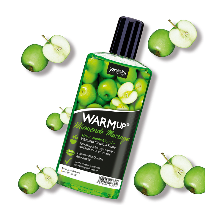 Óleo de Massagem - Efeito de Aquecimento - Maçã Verde - 150ml - Warmup