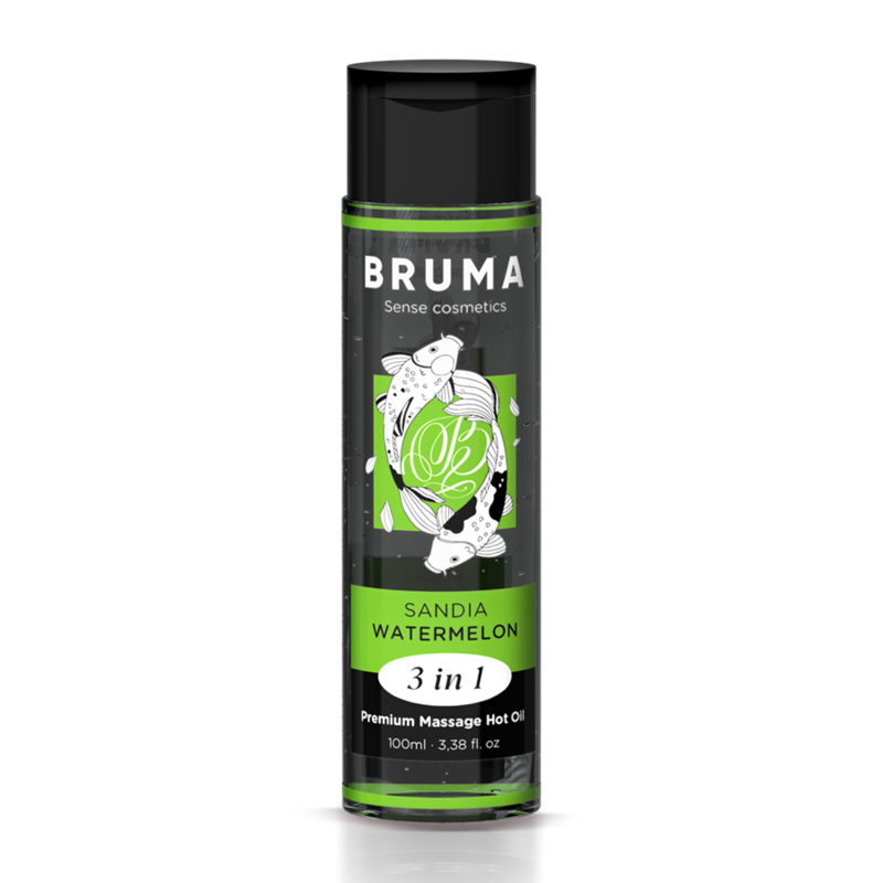 Óleo de Massagem - Efeito de Aquecimento - Melancia - 100ml - Bruma