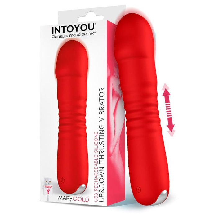 Vibrador recarregável - Vaginal com movimento Sobe e Desce - Marygold - Intoyou