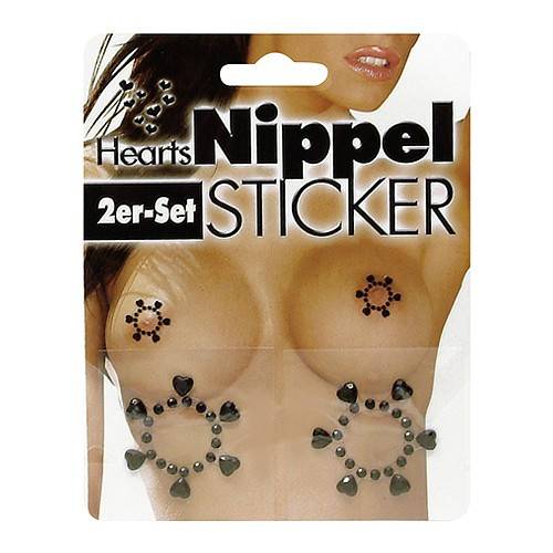Adesivos com brilhantes para mamilos - Nipple Sticker