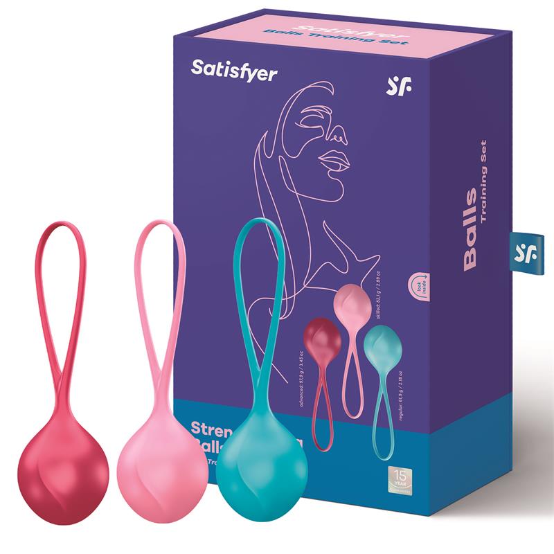 Conjunto de Bolas Vaginais para Exercícios Pélvicos - Strengthening Balls - Satisfyer