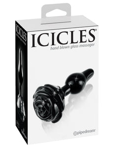 Plug Anal - Rosa em Vidro - iCicles 77 - Pipedream