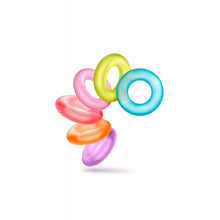 Carregar imagem no visualizador da galeria, Conjunto de 6 anéis para penis e testículos - King of the ring - Blush
