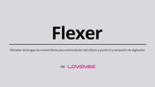 Carregar e reproduzir vídeo no visualizador da galeria, Vibrador Vaginal e Clitóris - com movimento onda para estimulação do Ponto-G + App - Flexer - Lovense
