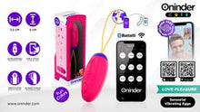 Carregar e reproduzir vídeo no visualizador da galeria, Ovo vibratório vaginal com APP e movimento de pulsação - Fun colors - Oninder
