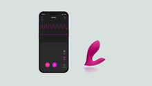 Carregar e reproduzir vídeo no visualizador da galeria, Vibrador Vaginal e Clitóris - com movimento onda para estimulação do Ponto-G + App - Flexer - Lovense
