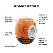 Carregar imagem no visualizador da galeria, Ovo Masturbador - Crunchy - Satisfyer
