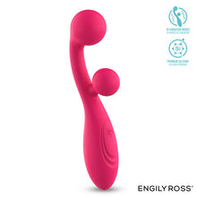 Carregar imagem no visualizador da galeria, Vibrador vaginal e Ponto G com estimulador de clitóris - Rollie - Double ball vibrator - 17.5 cm - Engily Ross
