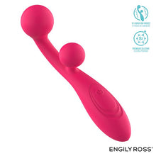 Carregar imagem no visualizador da galeria, Vibrador vaginal e Ponto G com estimulador de clitóris - Rollie - Double ball vibrator - 17.5 cm - Engily Ross
