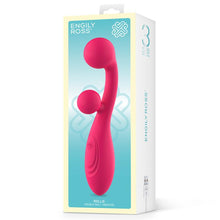 Carregar imagem no visualizador da galeria, Vibrador vaginal e Ponto G com estimulador de clitóris - Rollie - Double ball vibrator - 17.5 cm - Engily Ross
