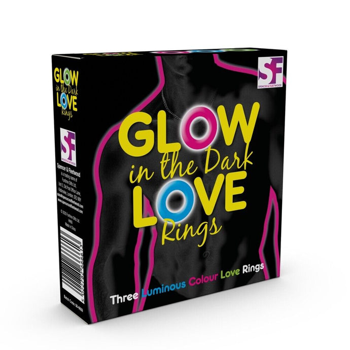 Anéis penianos que brilham no escuro - Glow in the Dark Love Rings