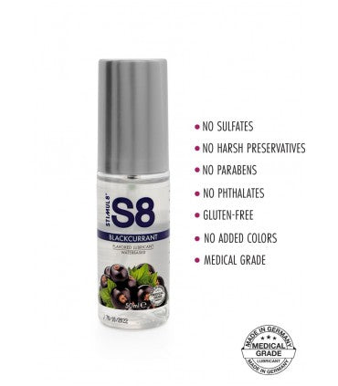 Lubrificante à base de água - Sabor a Groselha 50ml - S8