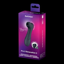 Carregar imagem no visualizador da galeria, Estimulador de Clitóris por Ondas de Pressão + Vibração + Pulsação + APP - Pro 2 Gen 3 - Preto - Satisfyer
