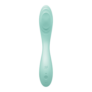 Vibrador com estimualção ponto G - Verde menta - Rrrolling Pleasure - Satisfyer