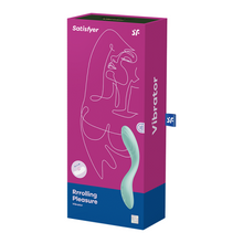 Carregar imagem no visualizador da galeria, Vibrador com estimualção ponto G - Verde menta - Rrrolling Pleasure - Satisfyer
