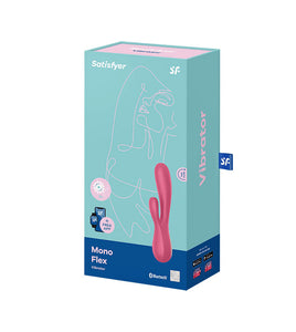 Vibrador Vaginal e Ponto G com Estimulador de Clitóris - Rosa - Mono Flex - Satisfyer