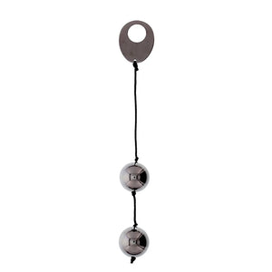 Bolas Metálicas - Vaginais ou Anais - Preto - Domino Metallic Balls