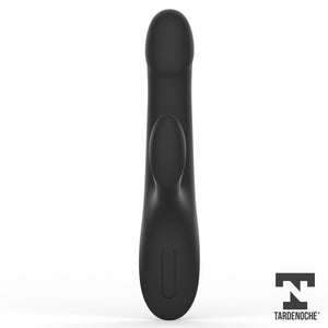 Vibrador vaginal com estimulador de clitóris - com movimento rotação e sobe e desce-  Recarregável - Squidy - Tardenoche