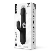 Carregar imagem no visualizador da galeria, Vibrador vaginal com estimulador de clitóris - com movimento rotação e sobe e desce-  Recarregável - Squidy - Tardenoche
