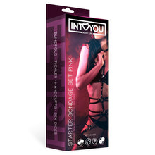 Carregar imagem no visualizador da galeria, Kit BDSM com 4 peças - Starters Bondage Set - Rosa - Intoyou
